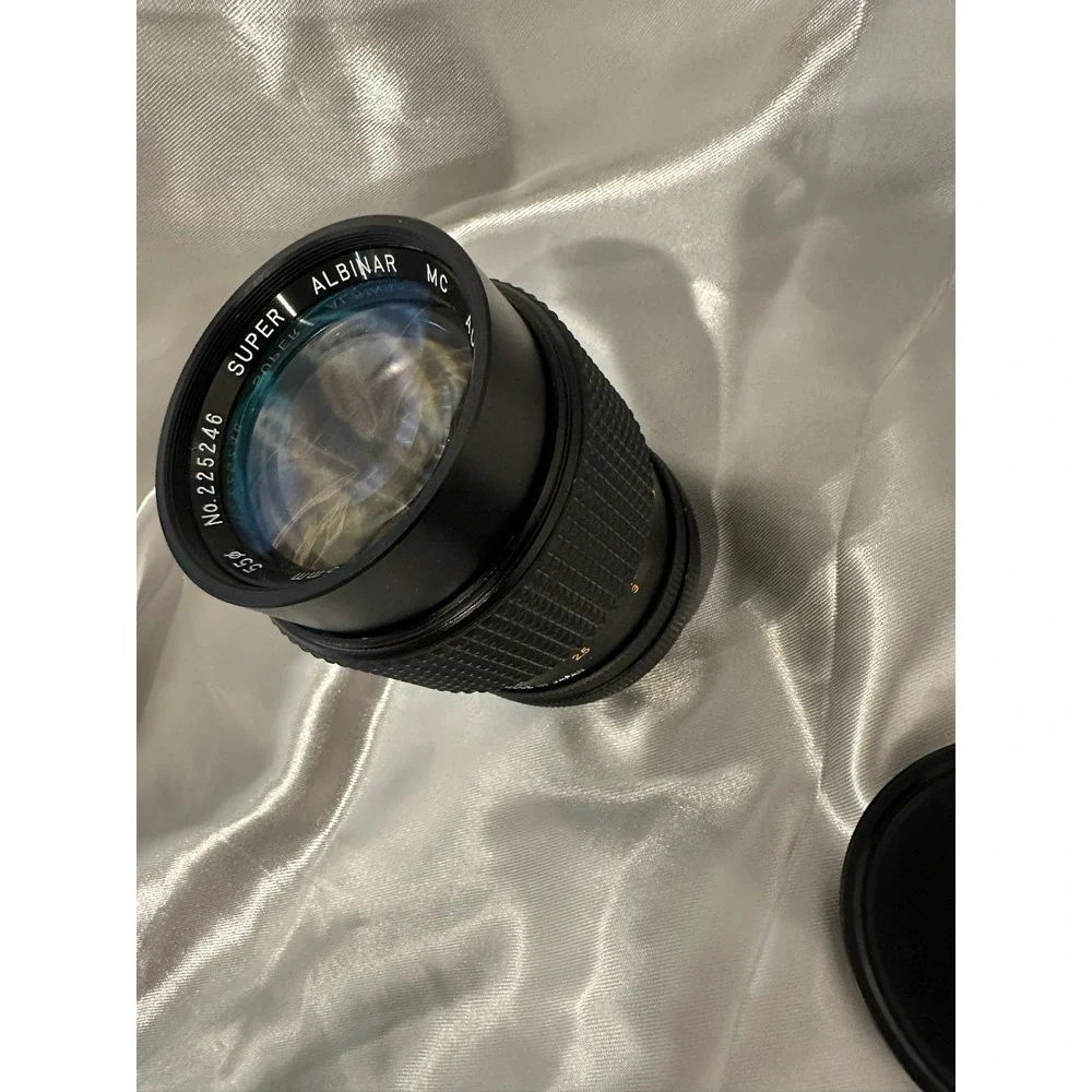 Super Albinar 135mm f/2.8 MC AutoTelephoto Prime Lens Canon FD MountVintage